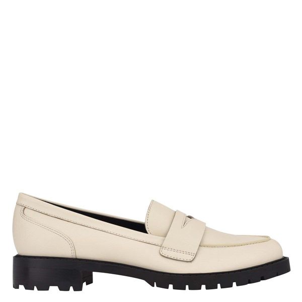 Nine West Naveen White Loafers | South Africa 51Q70-3U74